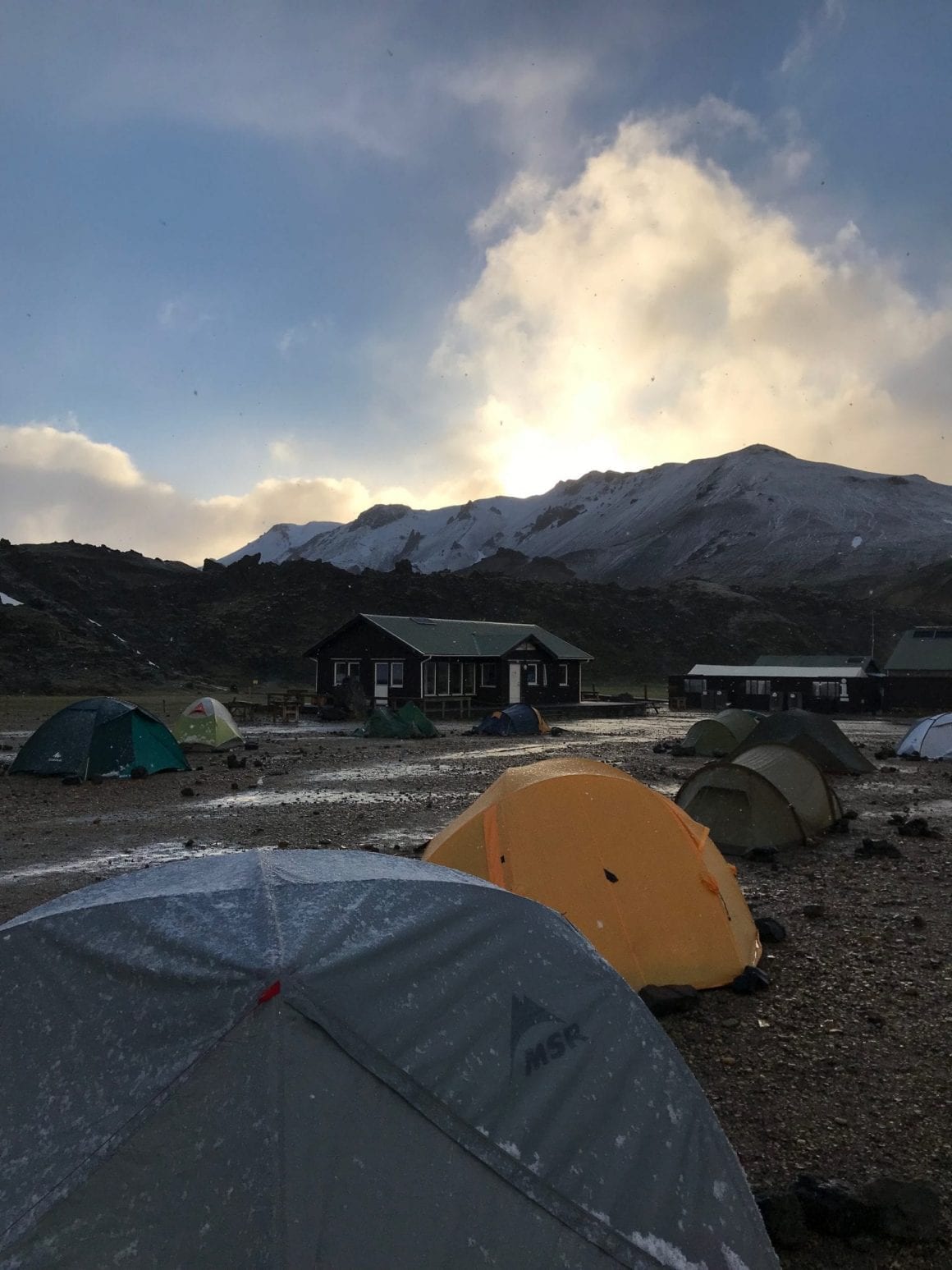 Evening on the Laugavegur trail