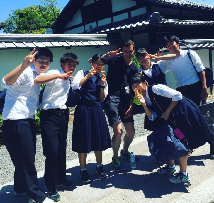 Blending in with the locals in Japan