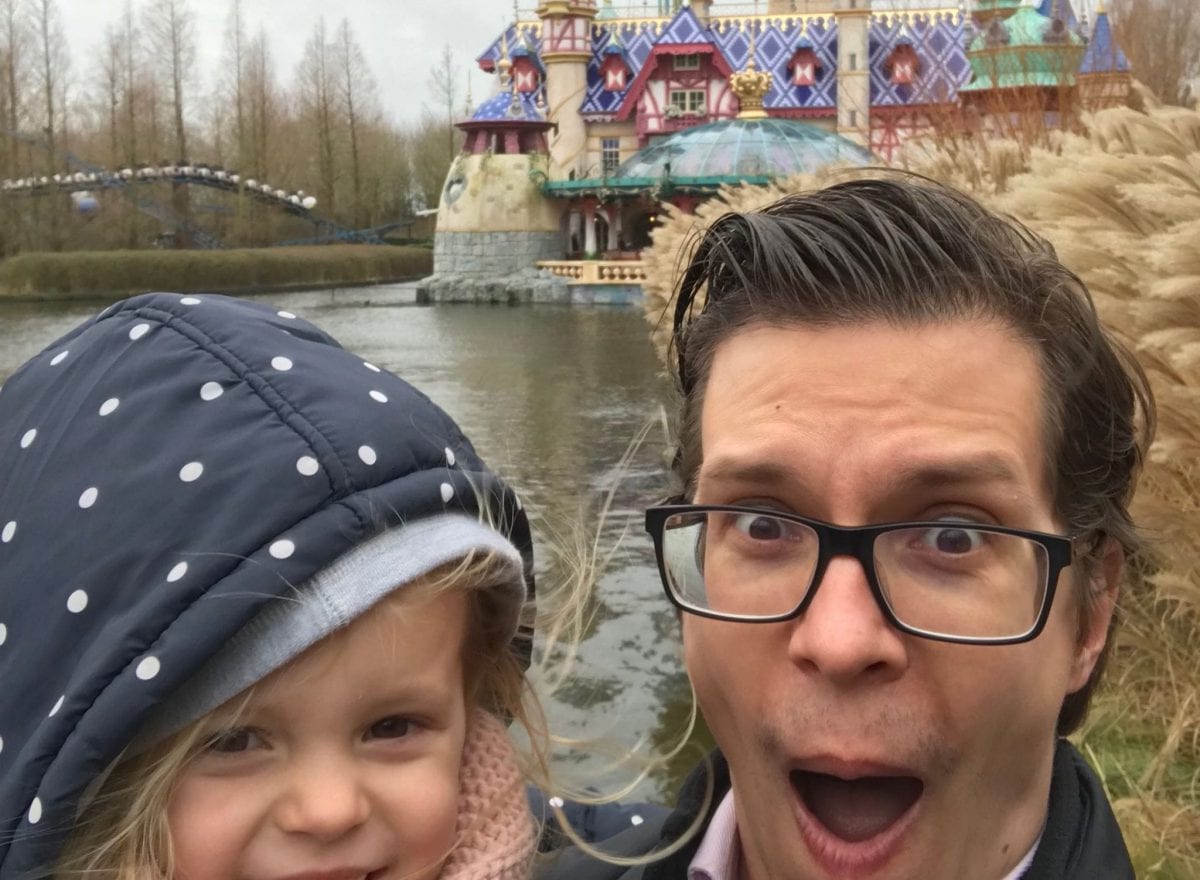 Ella and me in Plopsaland De Panne