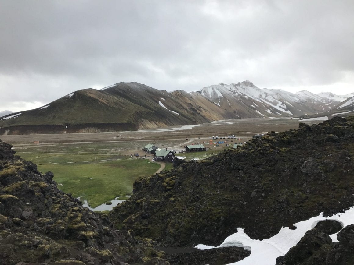 Waving goodby to Landmannalaugar