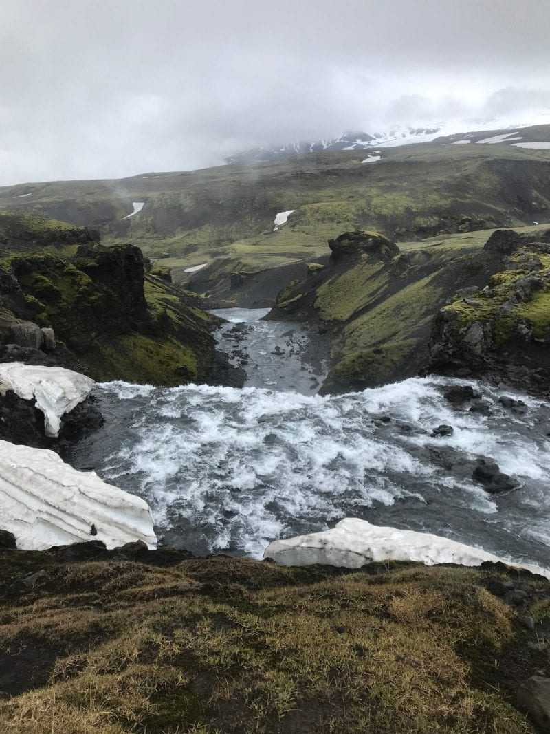 One of the impressive waterfalls towards Skogar