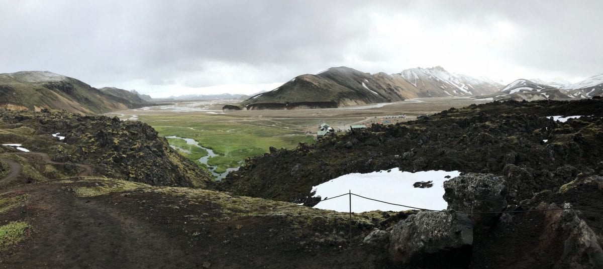 View over Landmannalaugar