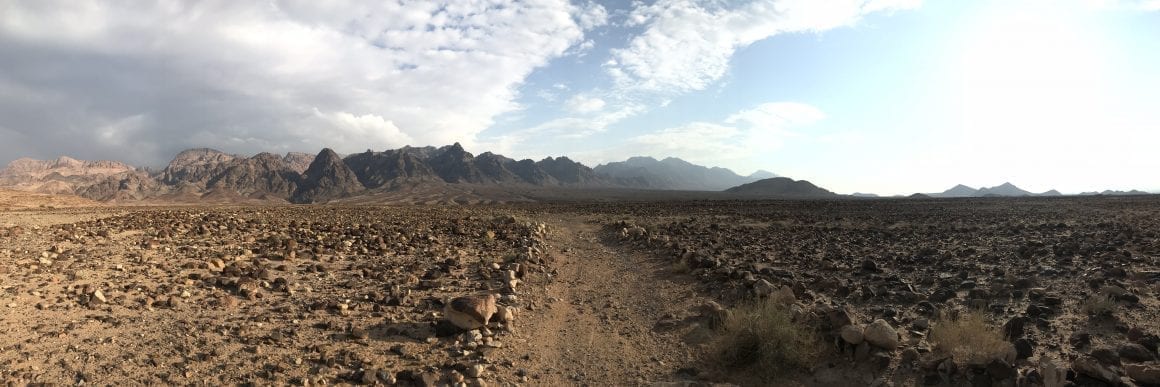 On my way on the Jordan Trail