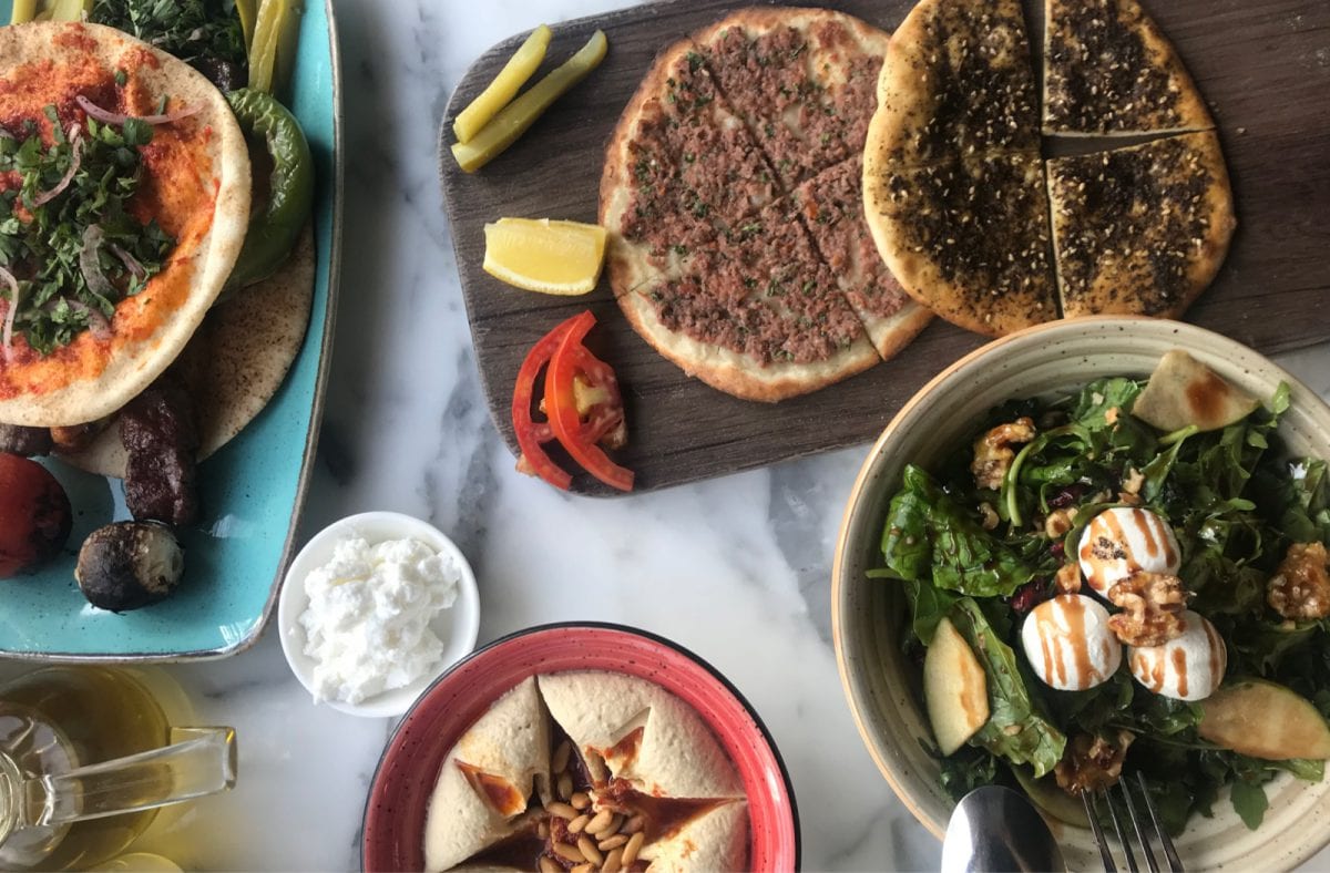 Lebanese food at Mosaic in Abu Dhabi