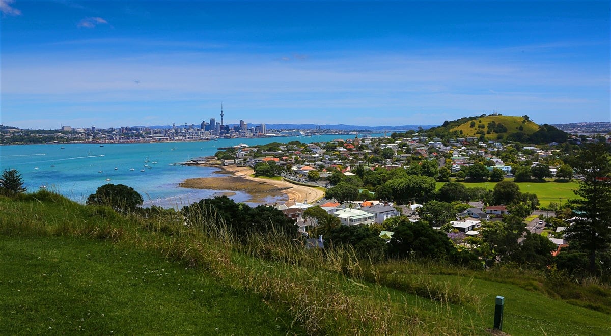 Auckland harbor view