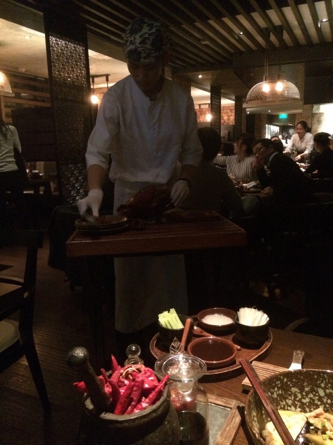 Country Kitchen - Peking Duck at the table