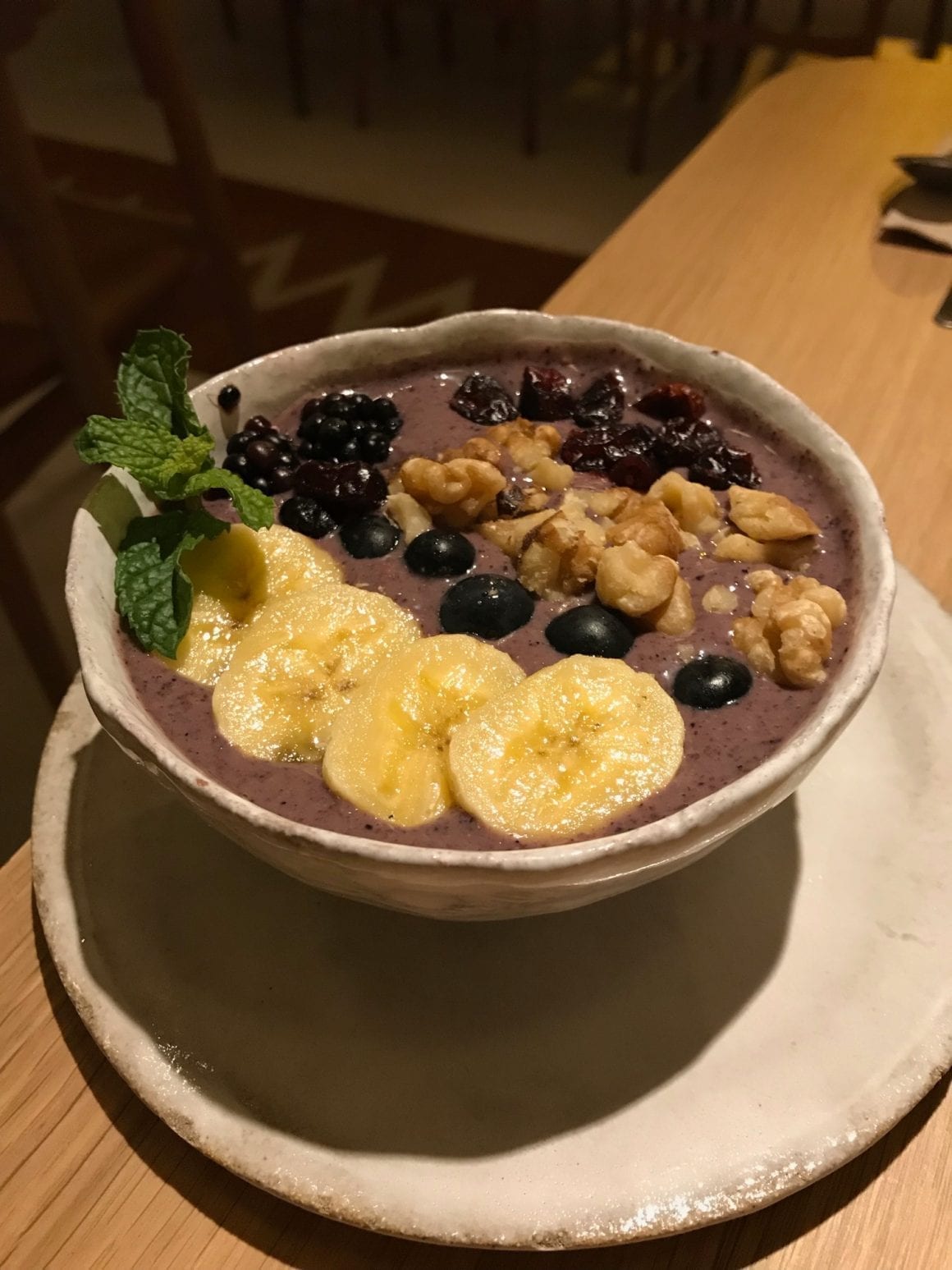 Breakfast Acai Bowl at One Shot Fortuny in Madrid