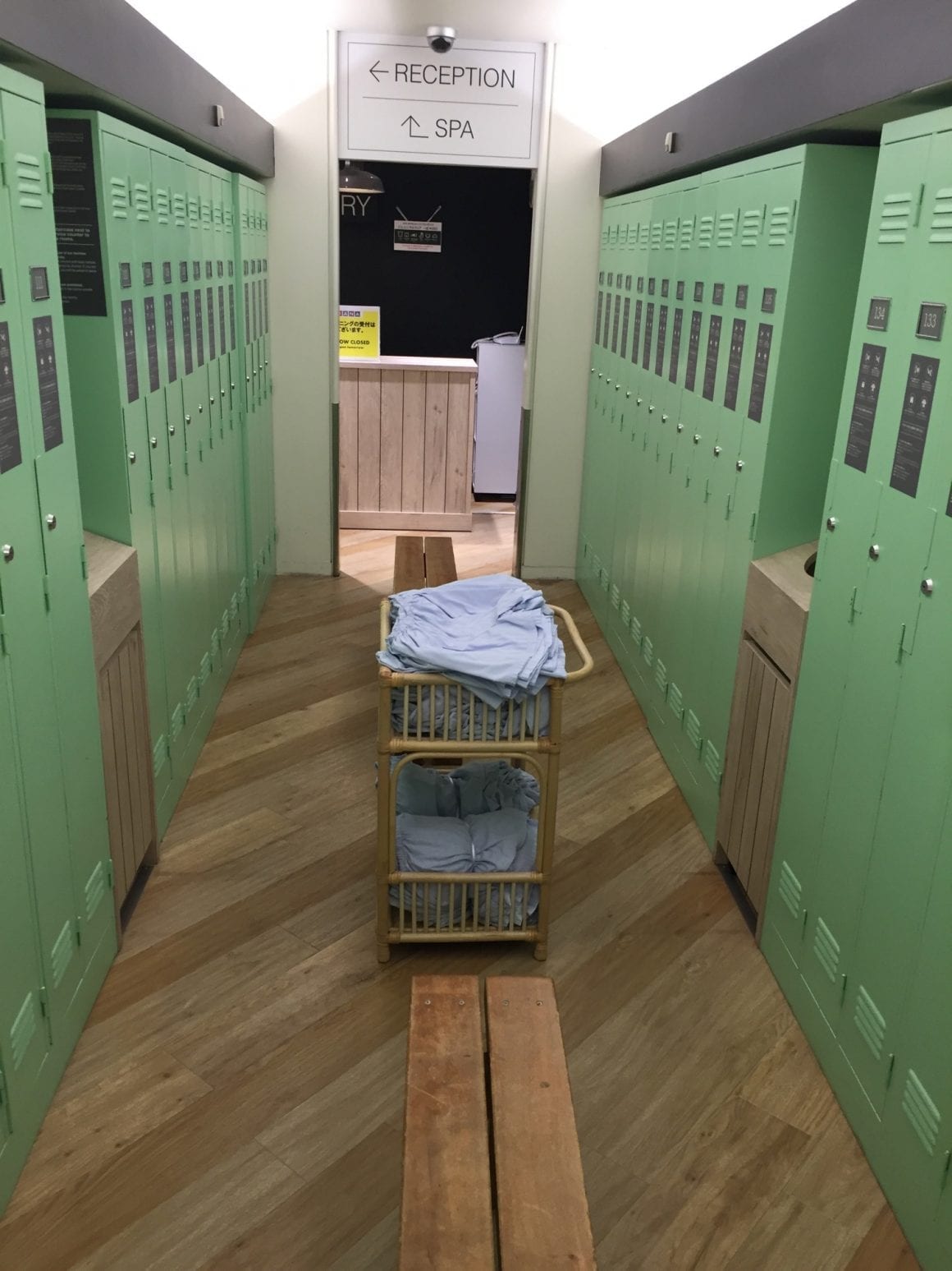 New Japan Capsule Hotel in Osaka Lockers