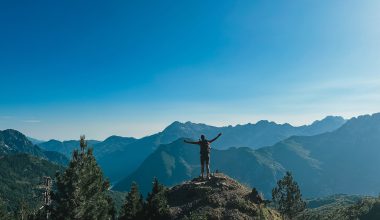 Enjoying Peaks of the Balkans near Valbone Pass