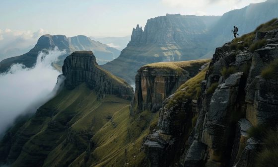Drakensberg Grand Traverse (Midjourney interpretation)