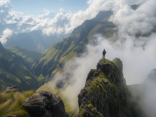 Drakensberg Grand Traverse (Midjourney interpretation)