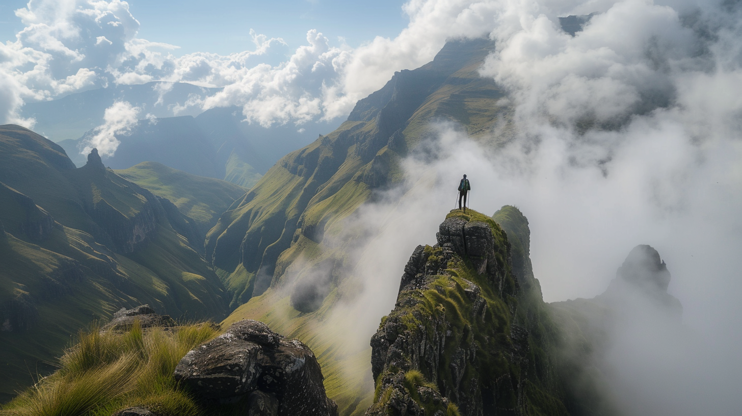 Drakensberg Grand Traverse (Midjourney interpretation)