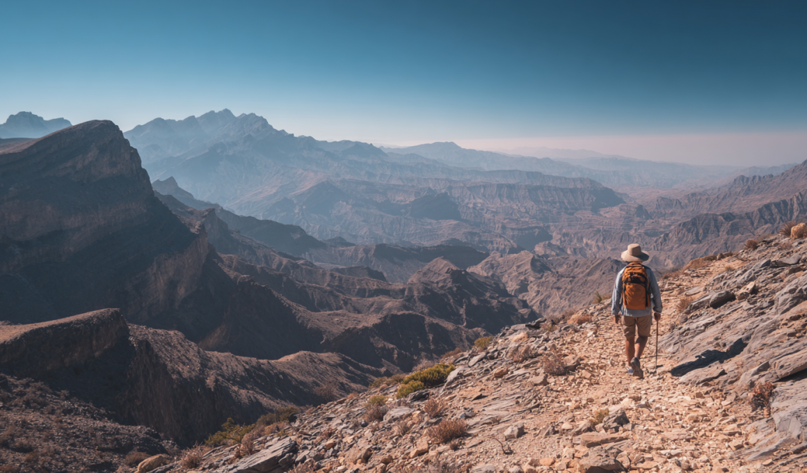 Midjourney Impression of Hiking the Western Hajar Mountains