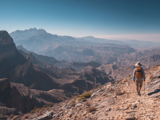 Midjourney Impression of Hiking the Western Hajar Mountains