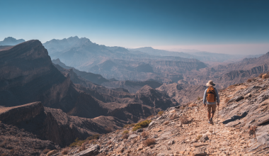 Midjourney Impression of Hiking the Western Hajar Mountains