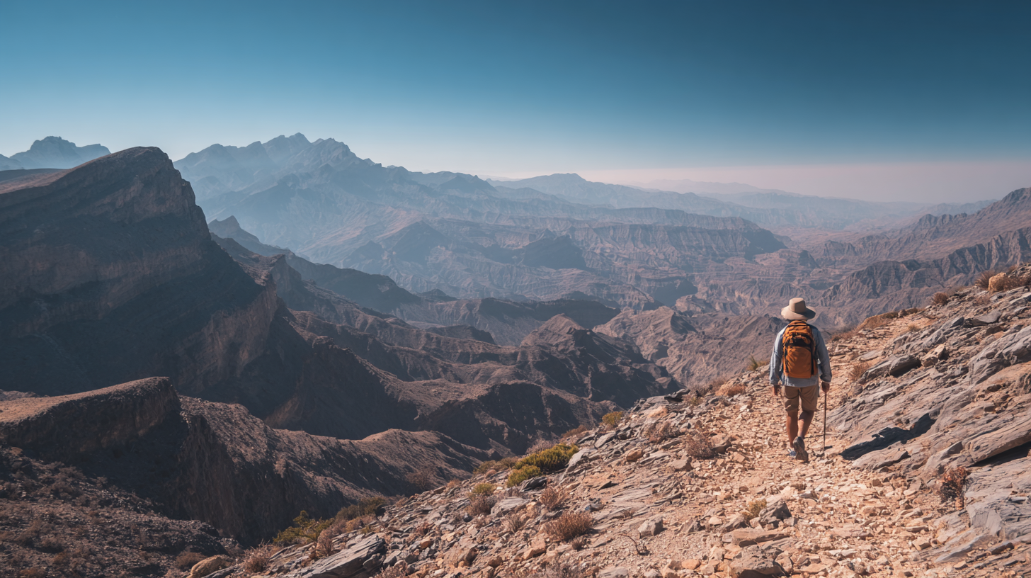 Midjourney Impression of Hiking the Western Hajar Mountains